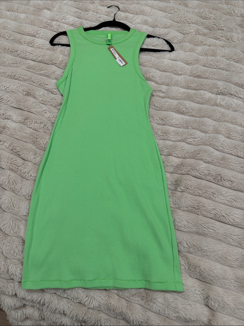 Skims cotton rib tank dress